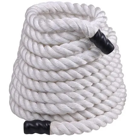 2"x40' Poly Undulation Battling Workout Rope White