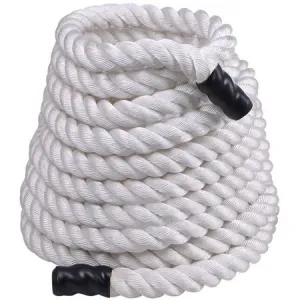 2"x40' Poly Undulation Battling Workout Rope White