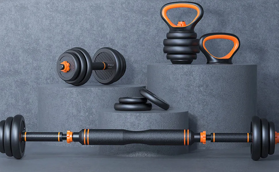6-in-1 Multifunctional Free Dumbbells Weights Set -40kg