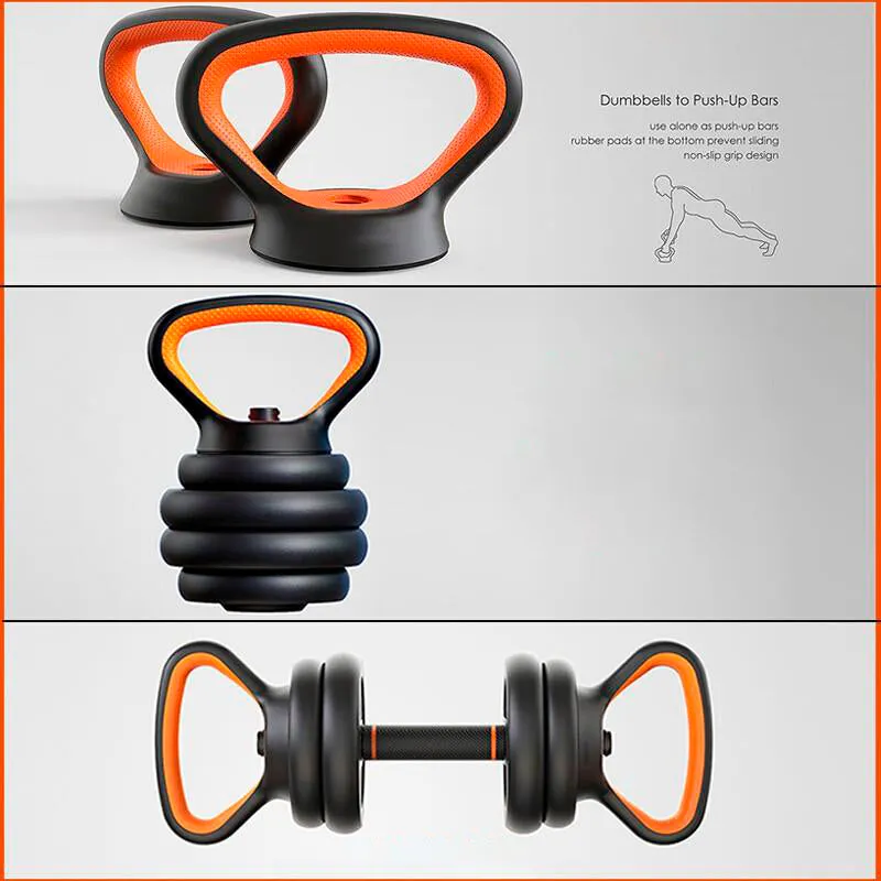 6-in-1 Multifunctional Free Dumbbells Weights Set -40kg