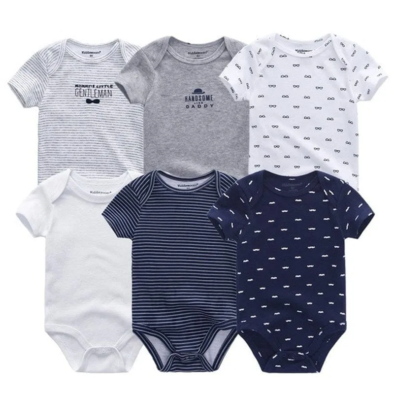 6PCS Bennys Newborn Baby Boys & Girls Bunny Summer Clothes