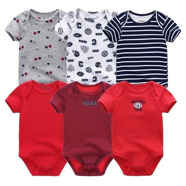 6PCS Bennys Newborn Baby Boys & Girls Bunny Summer Clothes