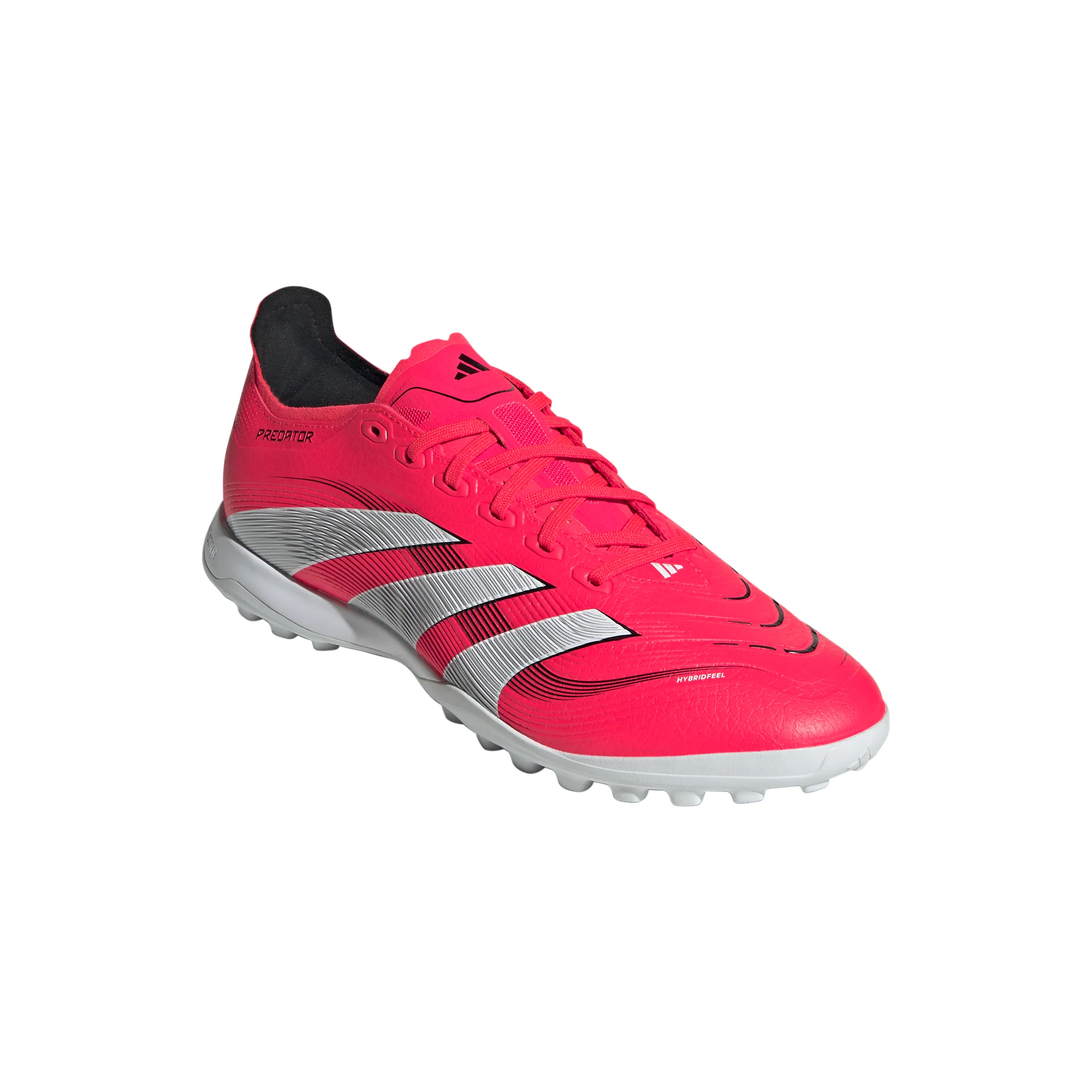 adidas Predator League Low TF Turf Soccer Cleat - Lucid Red / Cloud White / Core Black