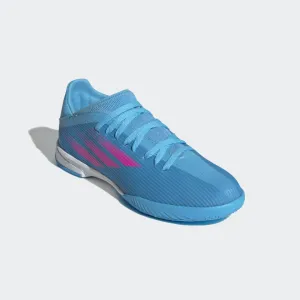 adidas X SPEEDFLOW.3 Indoor Soccer Shoes | Sky Rush | Kid's Unisex