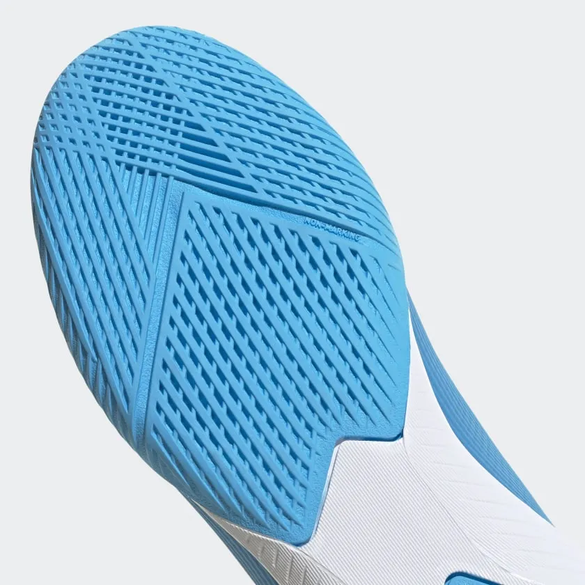 adidas X SPEEDFLOW.3 Indoor Soccer Shoes | Sky Rush | Kid's Unisex