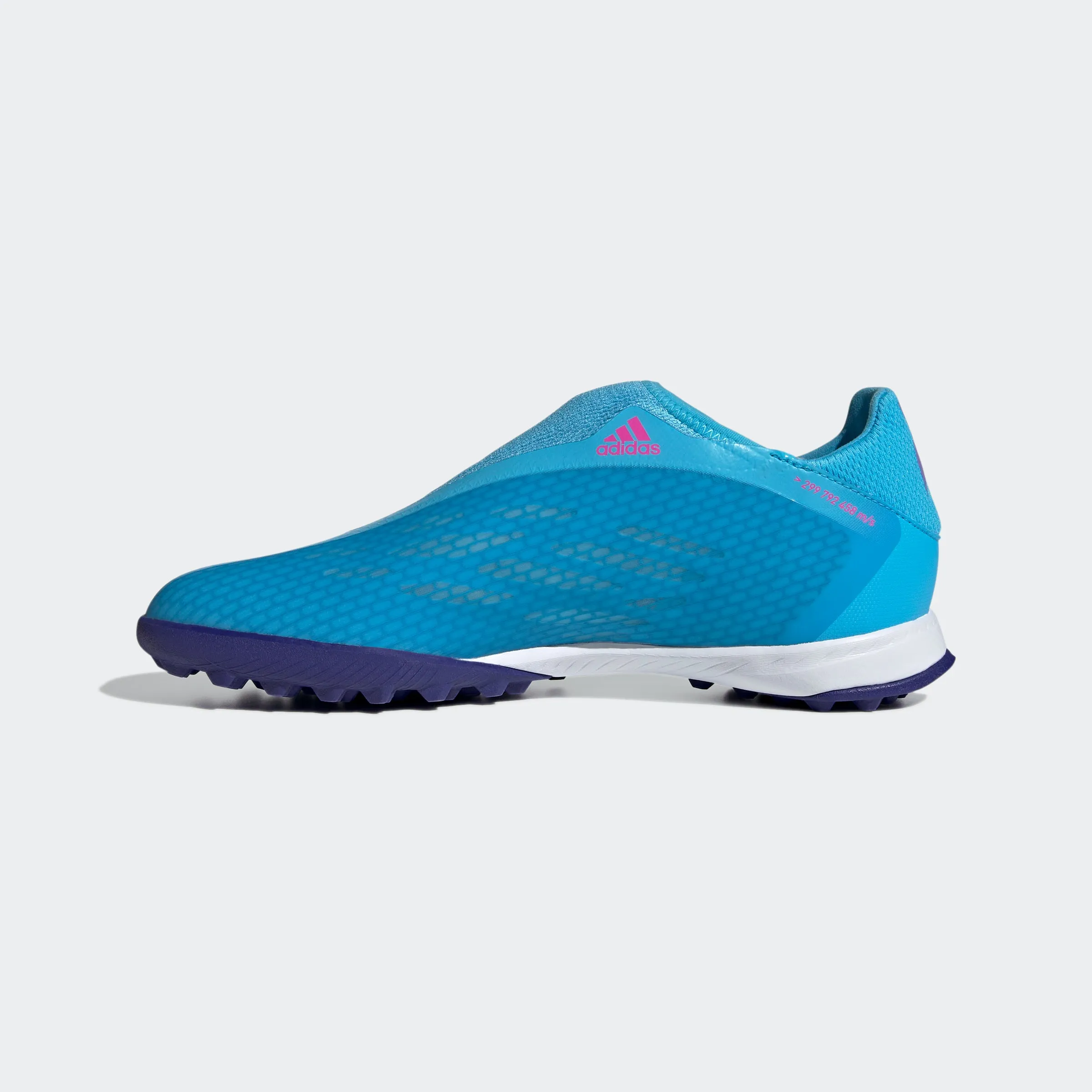 adidas X SPEEDFLOW.3 LACELESS Artificial Turf Soccer Shoes | Sky Rush | Men's