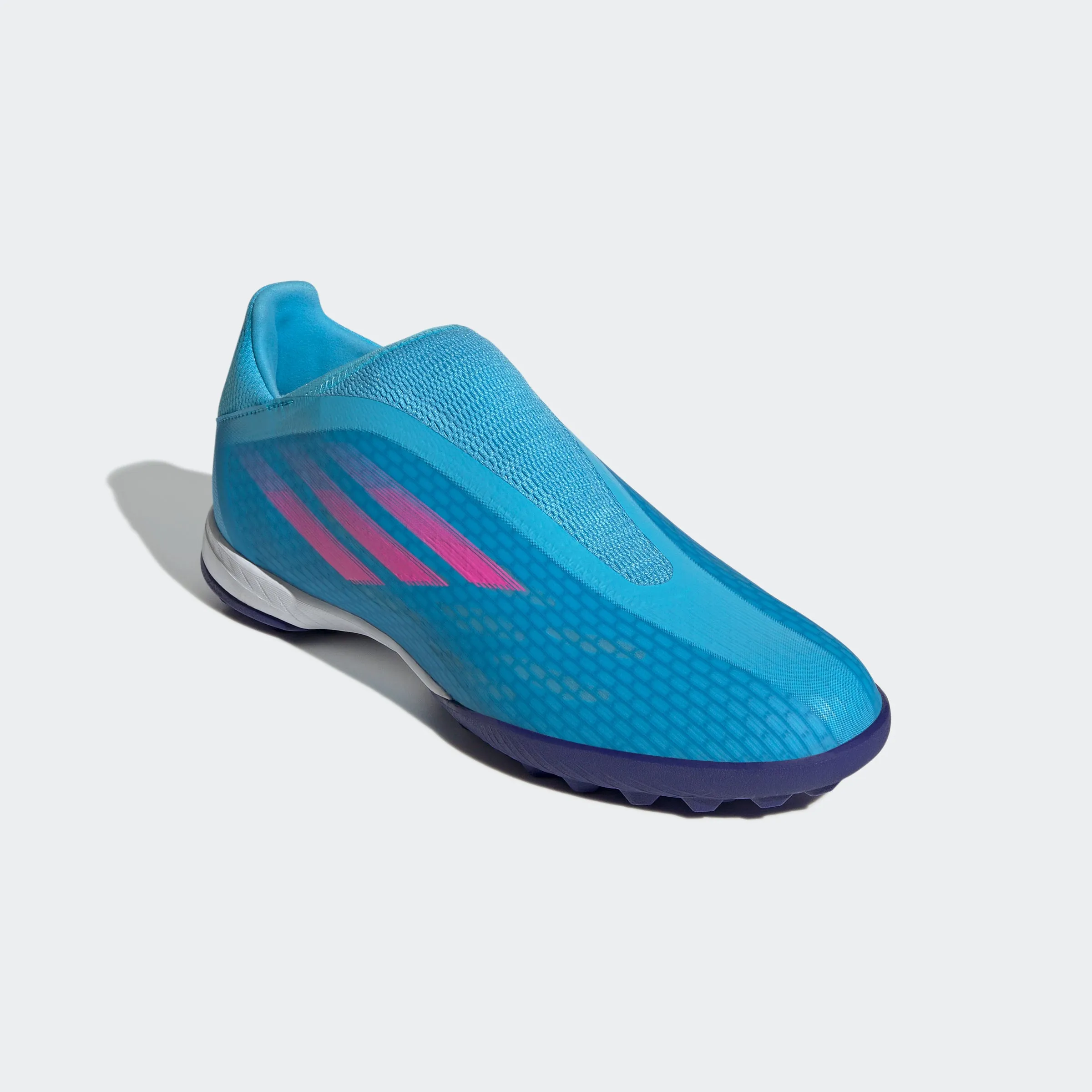 adidas X SPEEDFLOW.3 LACELESS Artificial Turf Soccer Shoes | Sky Rush | Men's