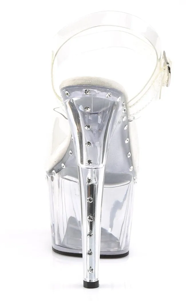 ADORE-708LS Clear Platform Heels