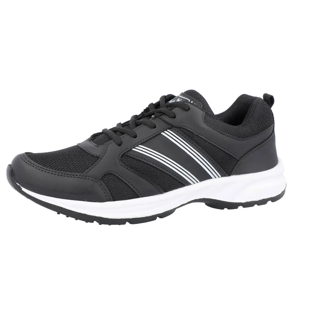 ALPHA-GO Men's Lace-up Sports Shoe - XS9751 Black Gold