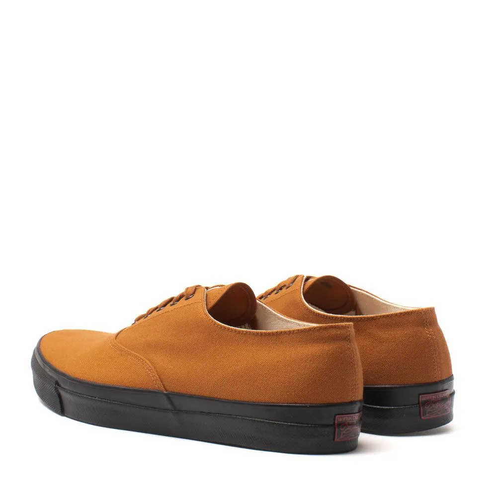 Anatomica x Wakouwa Deck Shoes Low Brown x Black