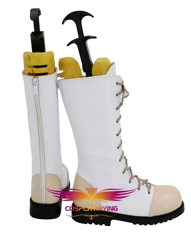 Anime Demon Slayer: Kimetsu no Yaiba Tsuyuri Kanawo Cosplay Shoes Boots Custom Made for Adult Men and Women Halloween Carnival