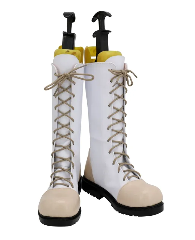 Anime Demon Slayer: Kimetsu no Yaiba Tsuyuri Kanawo Cosplay Shoes Boots Custom Made for Adult Men and Women Halloween Carnival
