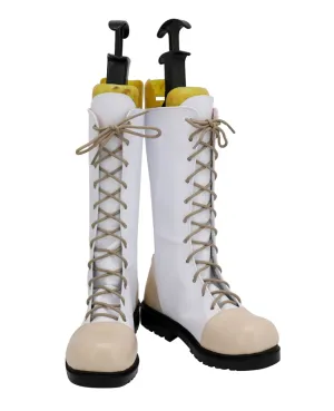 Anime Demon Slayer: Kimetsu no Yaiba Tsuyuri Kanawo Cosplay Shoes Boots Custom Made for Adult Men and Women Halloween Carnival