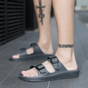 Arch Support Double Buckle Adjustable Sandals