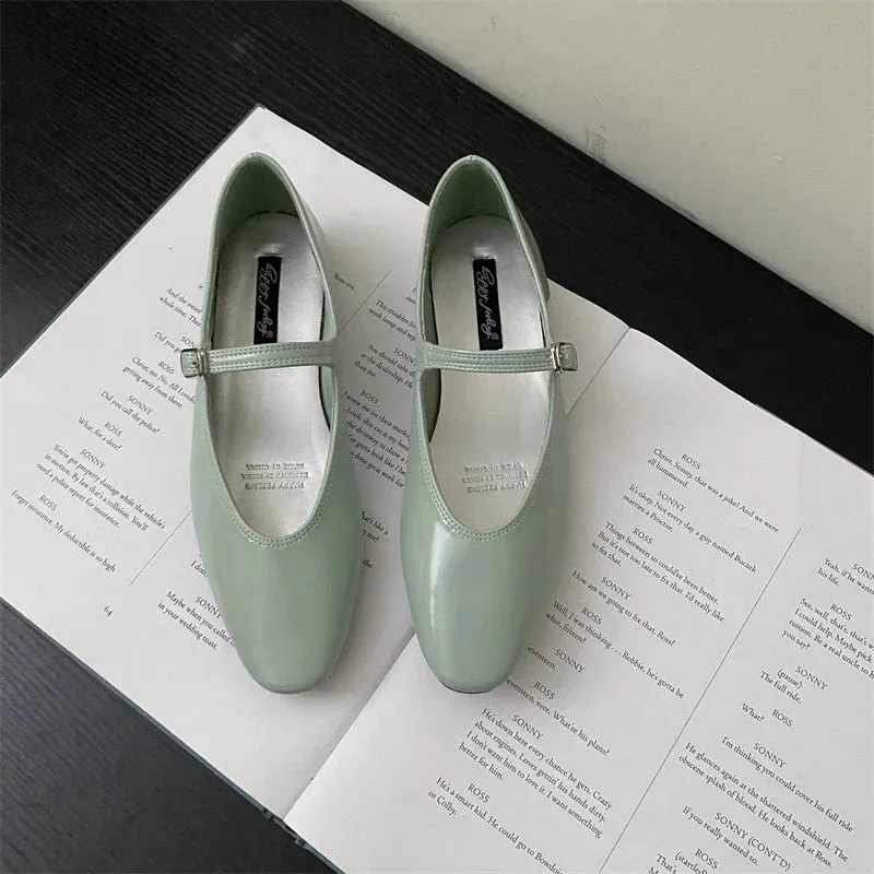 binfenxie  -  2024 Spring New Women Flat Shoes Fashion Yellow Shallow Slip On Ladies Casual Ballet Shoes Outdoor Casual Soft Ballerina Shoe