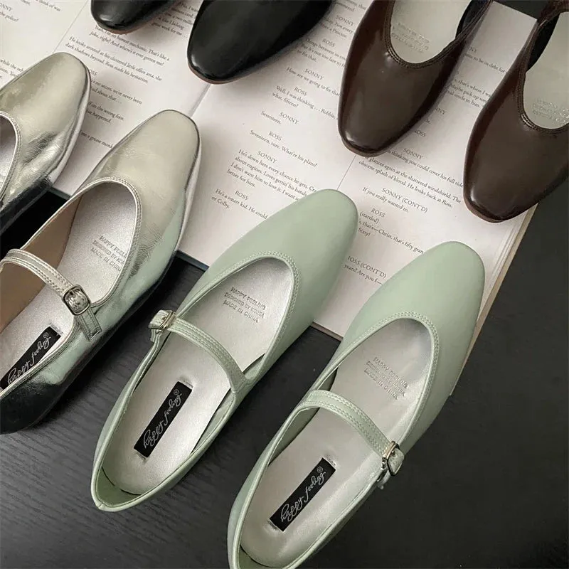 binfenxie  -  2024 Spring New Women Flat Shoes Fashion Yellow Shallow Slip On Ladies Casual Ballet Shoes Outdoor Casual Soft Ballerina Shoe