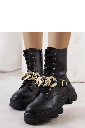 Black Laboy Traperki ankle boots