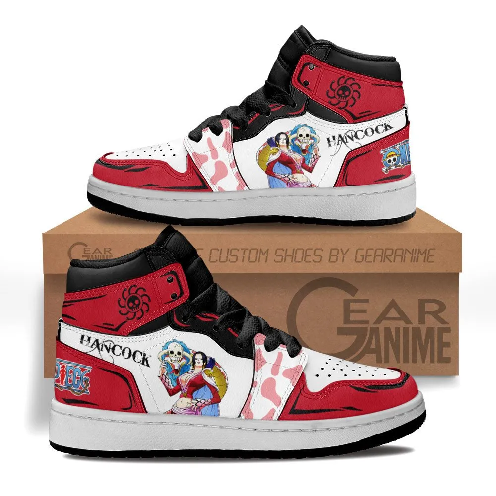 Boa Hancock Kids Sneakers Custom Anime OP Shoes For Kids