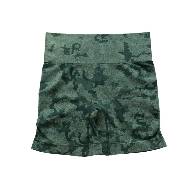 Booty Seamless High Waisted Yoga Shorts for Women by Le Nakai