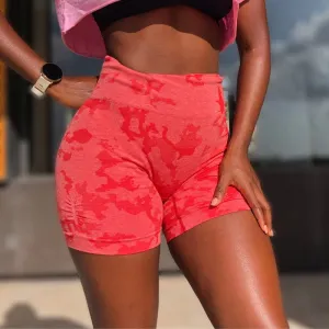 Booty Seamless High Waisted Yoga Shorts for Women by Le Nakai