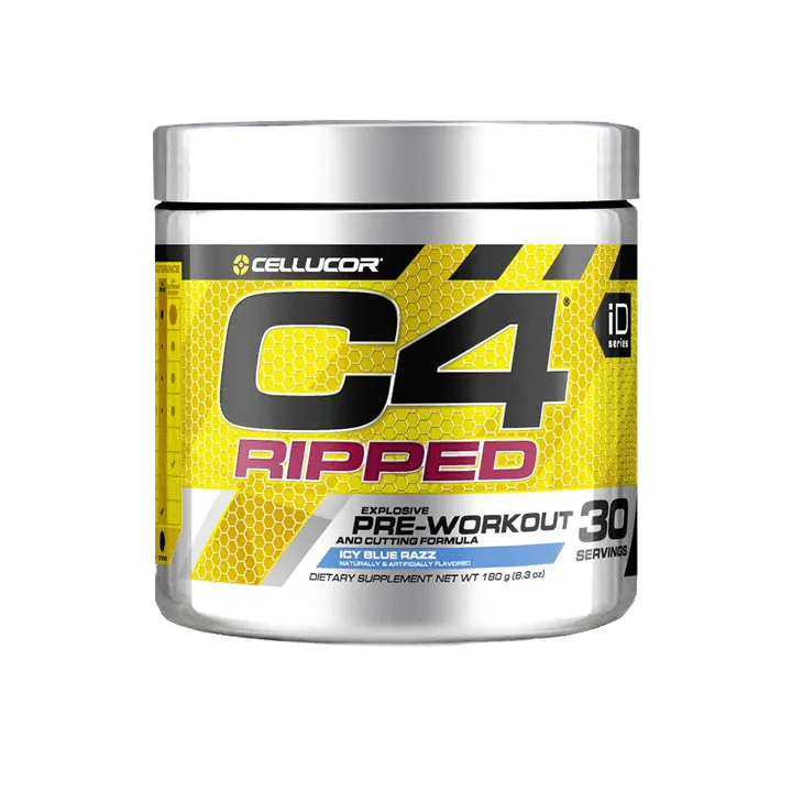 Cellucor C4 Ripped 30 Servings 180g Blue Raspberry