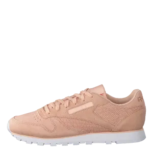 Classic Leather Woven Emb Desert Dust/White