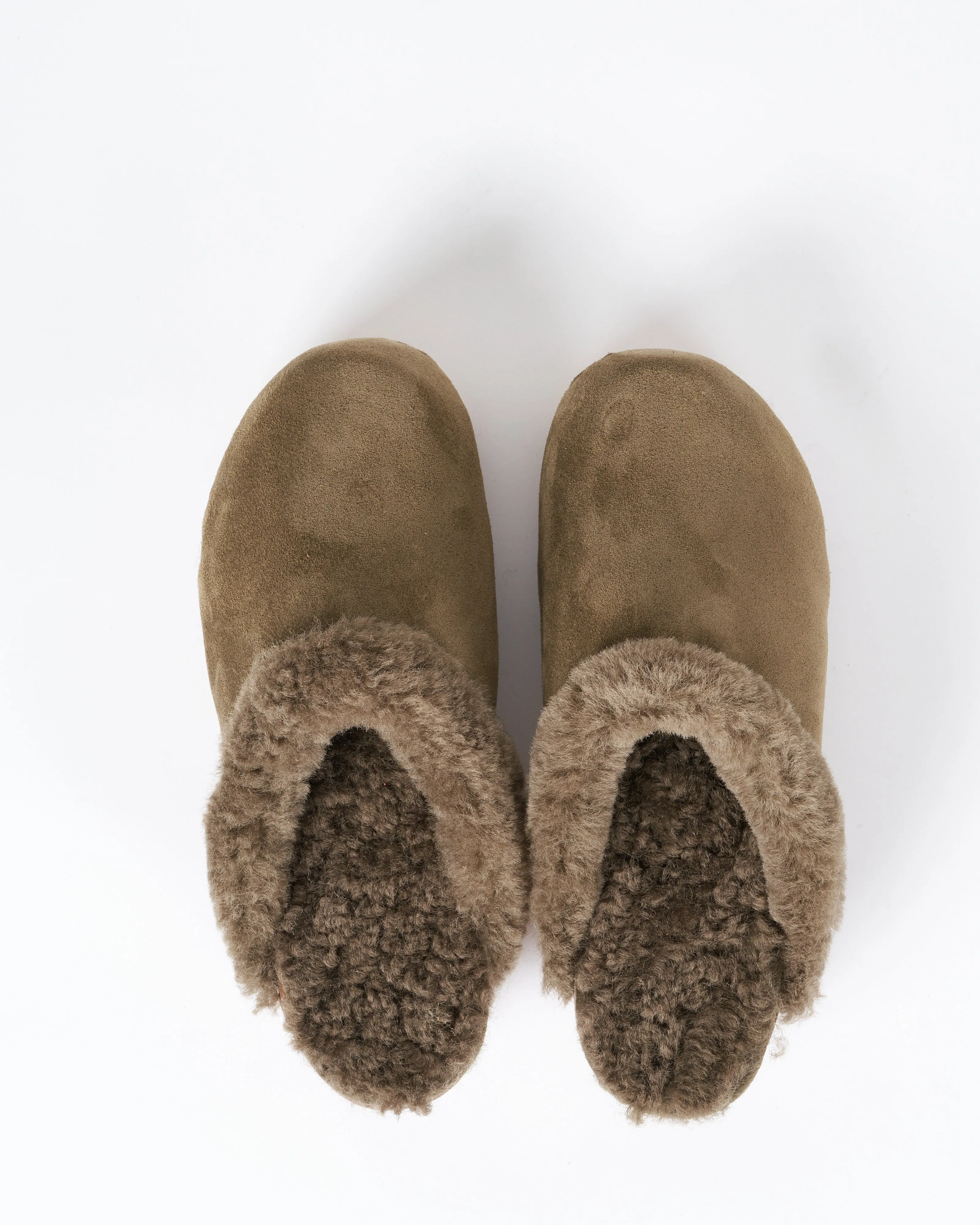 cuir velours truffe   mouton kaki