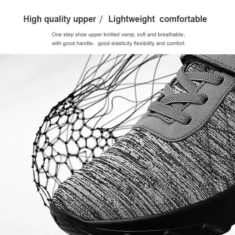 Cuzcare Women Orthopedic Shoes Pain Relief Air Cushion Wide Toebox High Quality Material  Elastic Non-Slip Velcro Sneakers