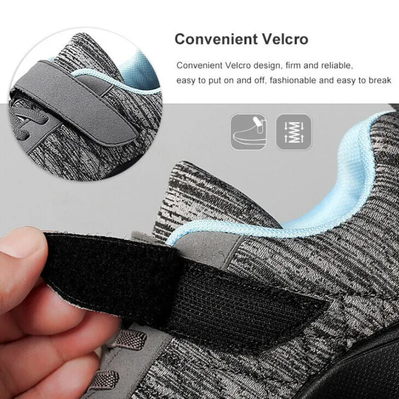 Cuzcare Women Orthopedic Shoes Pain Relief Air Cushion Wide Toebox High Quality Material  Elastic Non-Slip Velcro Sneakers