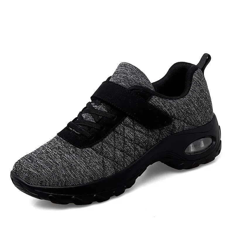 Cuzcare Women Orthopedic Shoes Pain Relief Air Cushion Wide Toebox High Quality Material  Elastic Non-Slip Velcro Sneakers