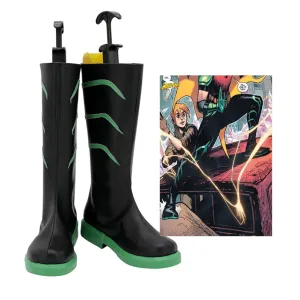 DC Comics Young Justice Red Robin Tim Drake Cosplay Shoes Boots Custom Made for Adult Men and Women