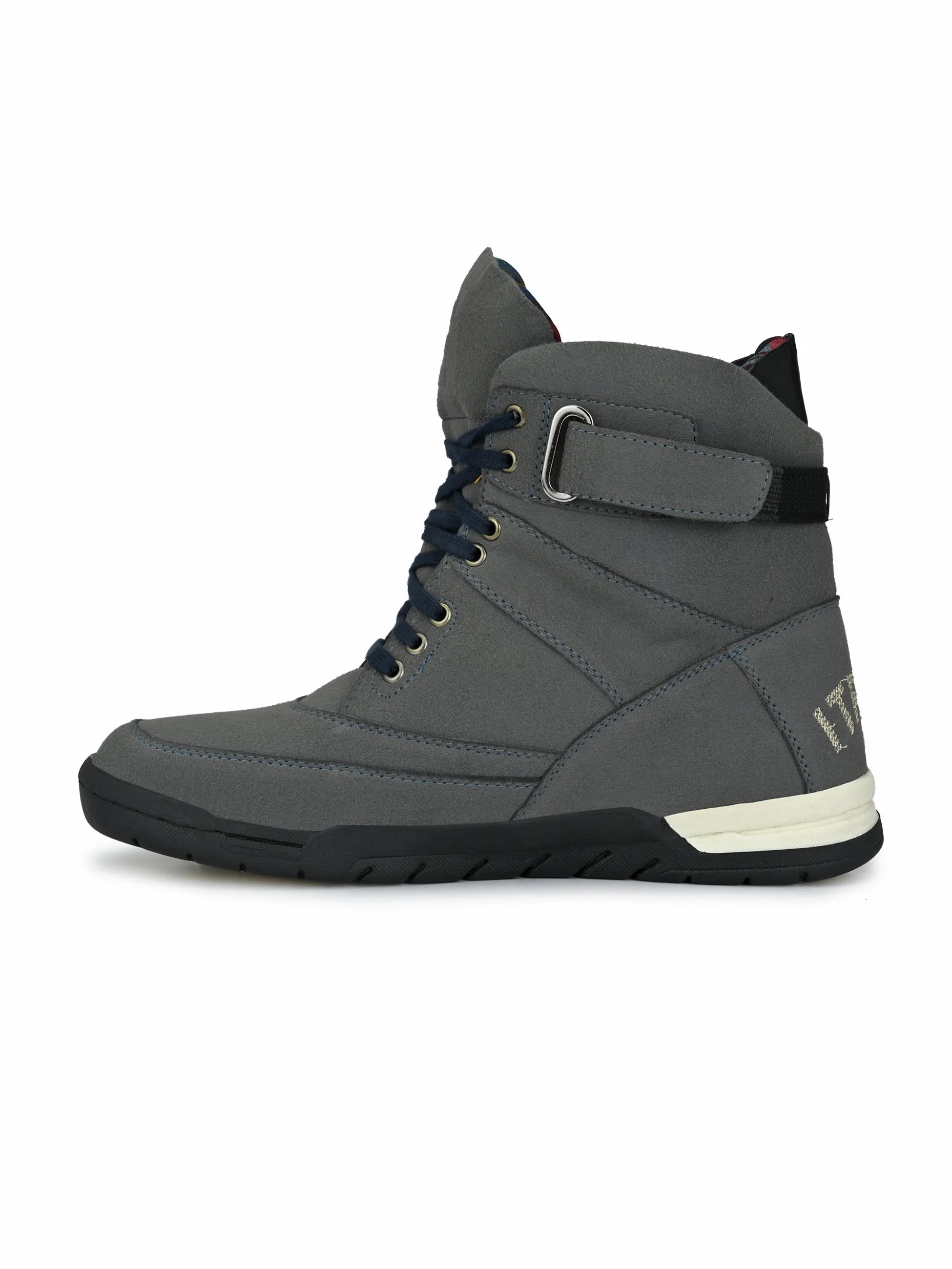 Downtown High Top Boots NR-6-GREY