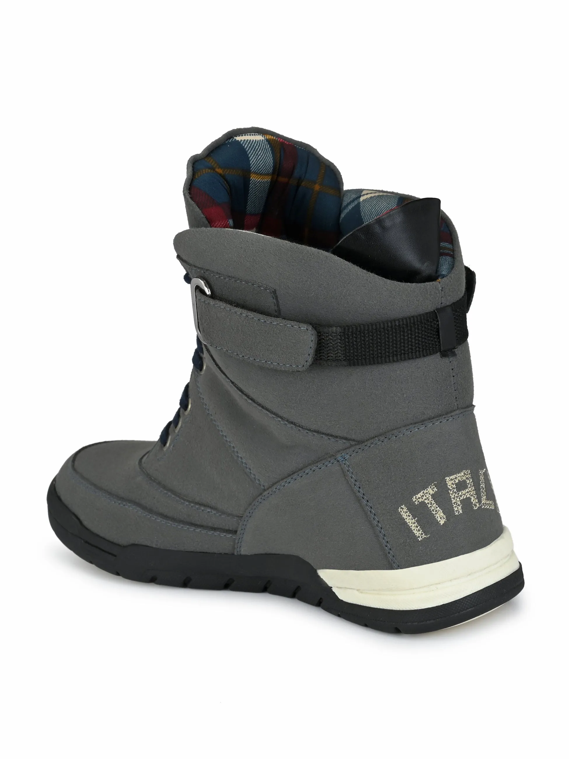 Downtown High Top Boots NR-6-GREY