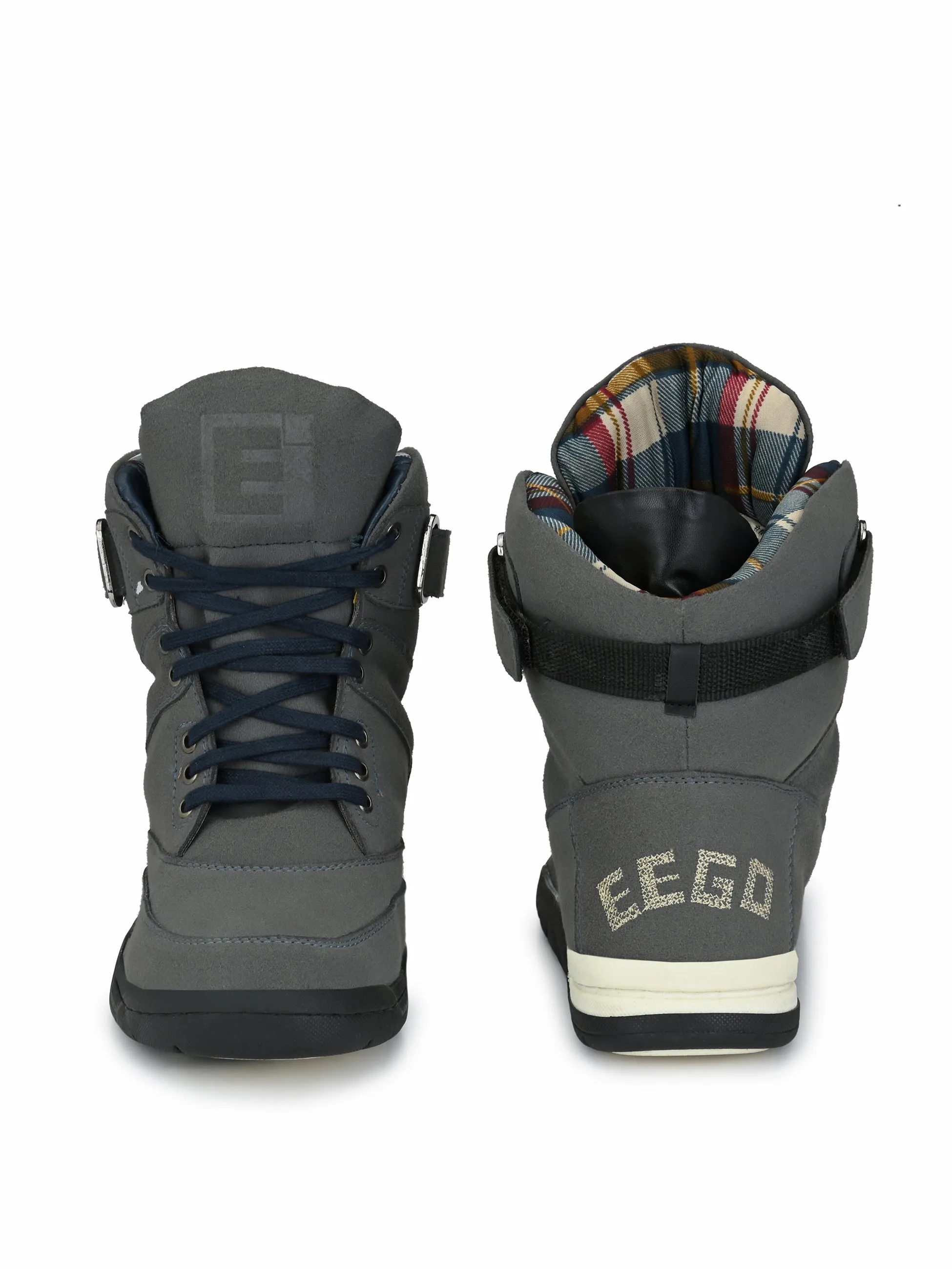 Downtown High Top Boots NR-6-GREY
