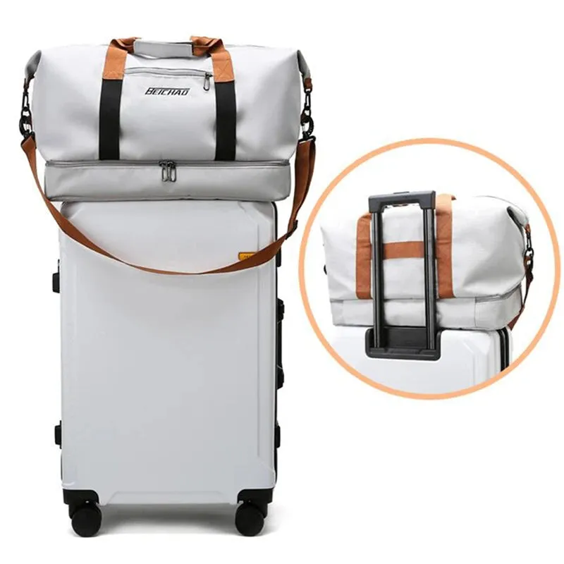 Duffel Bag – Unisex Travel & Fitness Bag with Dry-Wet Separation