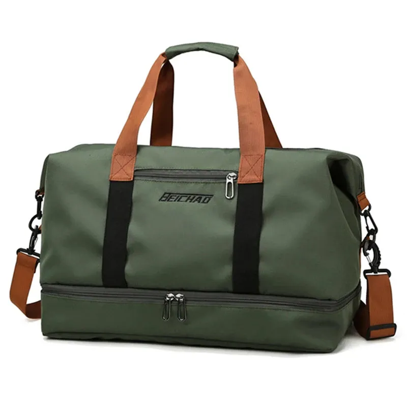 Duffel Bag – Unisex Travel & Fitness Bag with Dry-Wet Separation