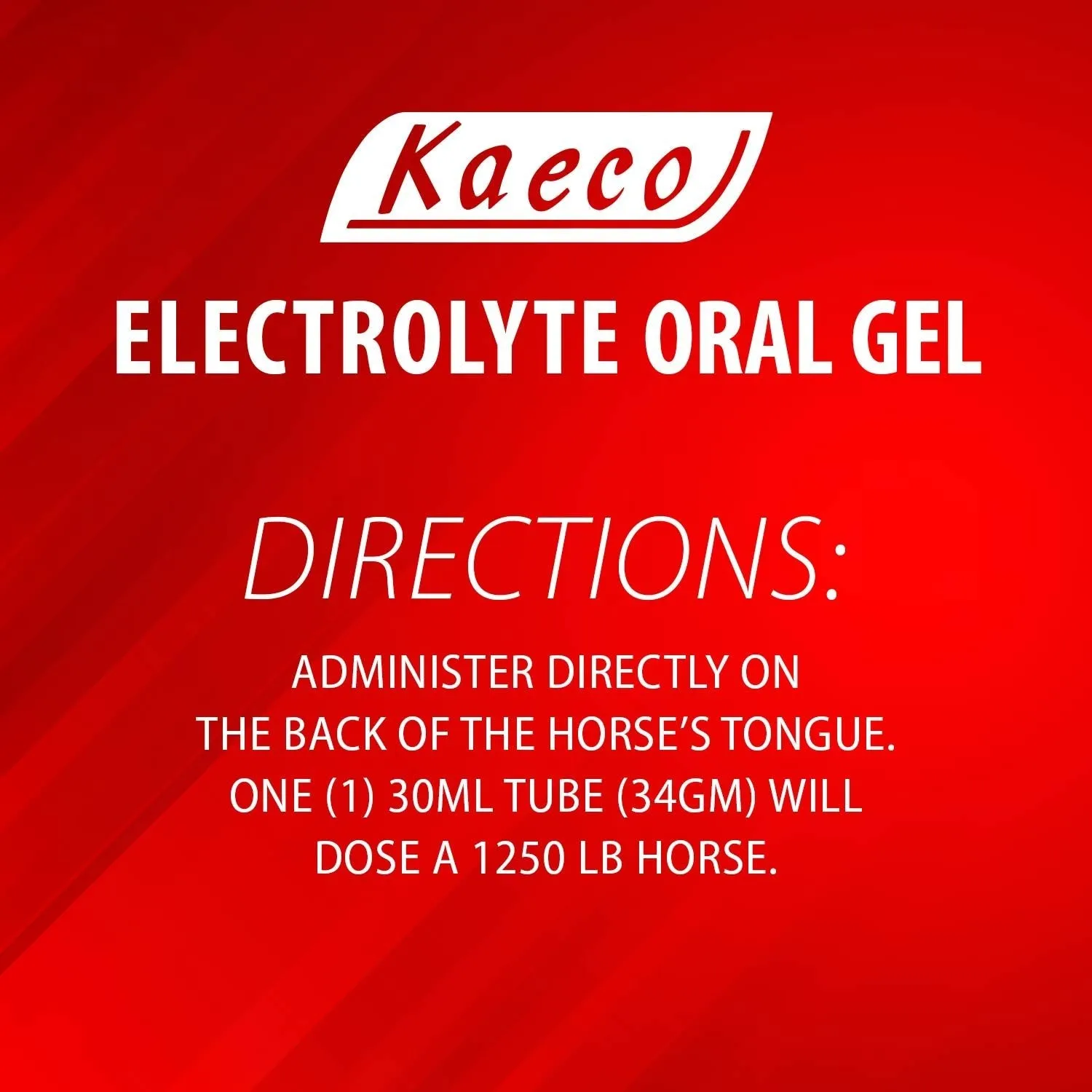 Electrolyte Oral Gel, 30mL