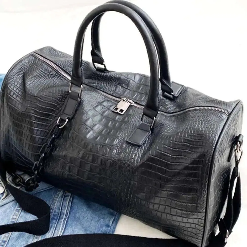 Extraordinaire | Leather Weekender Travel Duffle Bag