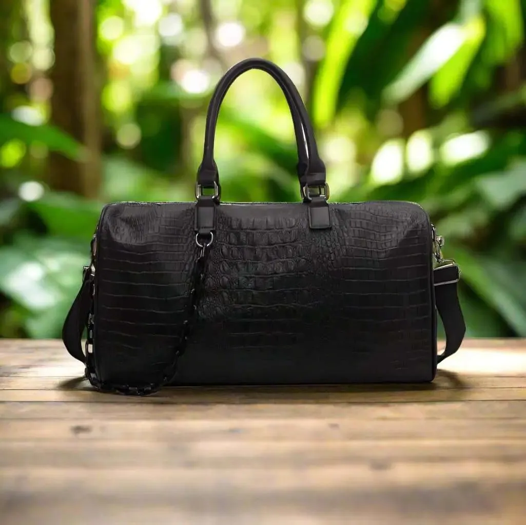 Extraordinaire | Leather Weekender Travel Duffle Bag