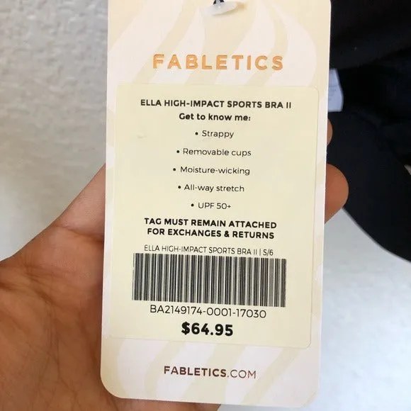 Fabletics No-Bounce Sports Bra