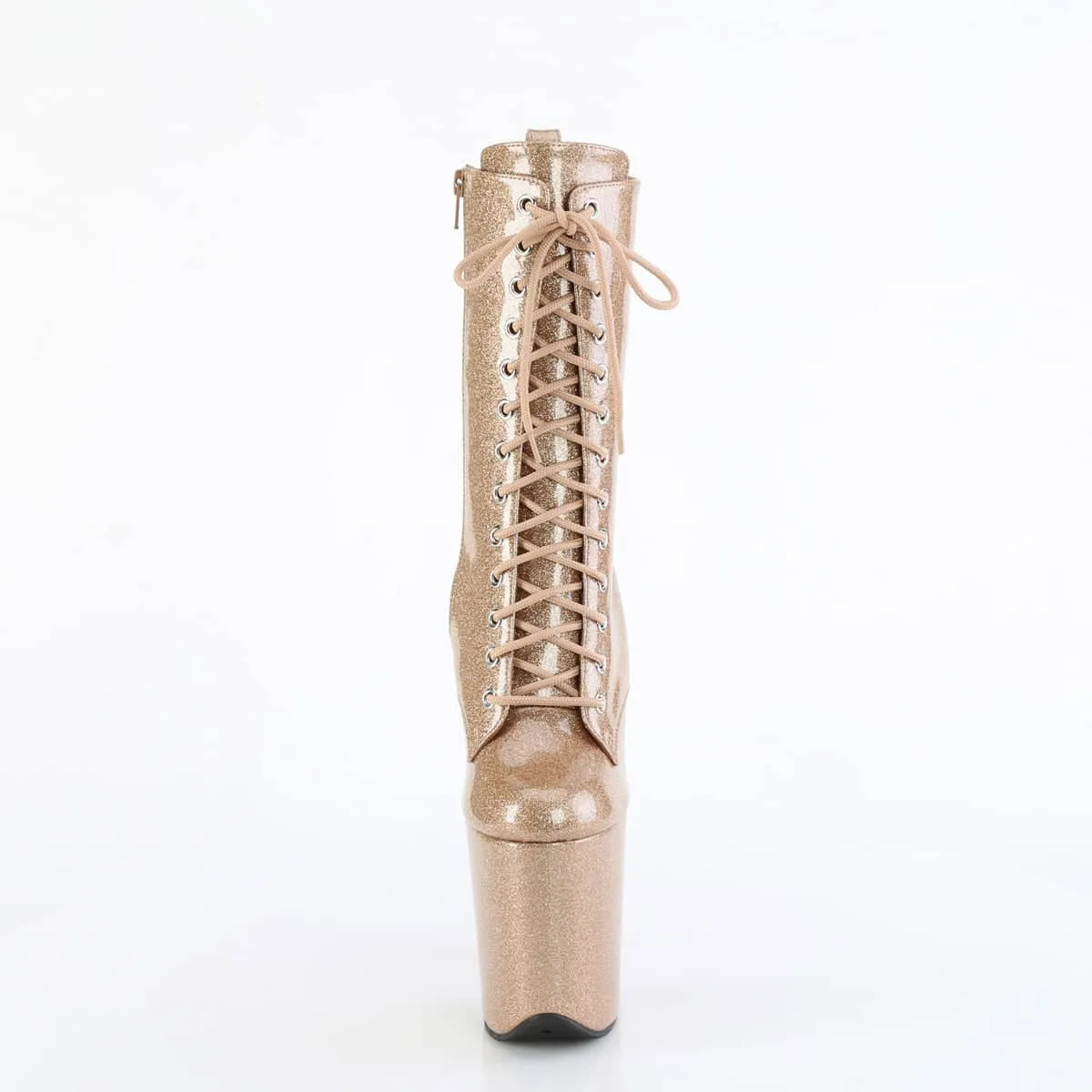 FLAMINGO-1040GP Gold Calf High Boots