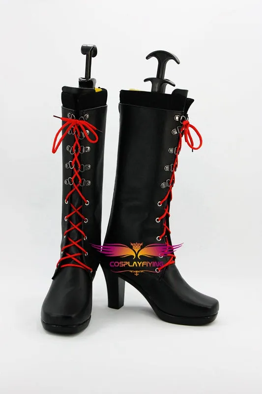 Game Danganronpa 2 Enoshima Junko Cosplay Shoes Boots Custom Made for Adult Men and Women Halloween Carnival