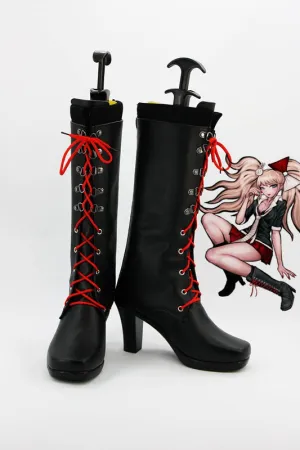 Game Danganronpa 2 Enoshima Junko Cosplay Shoes Boots Custom Made for Adult Men and Women Halloween Carnival