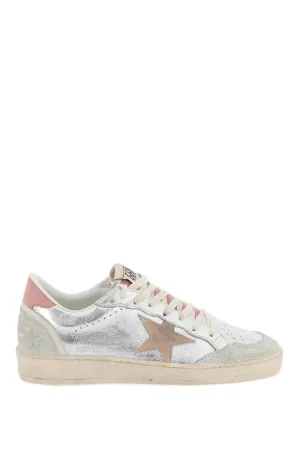 Golden goose laminated leather ball star sneakers