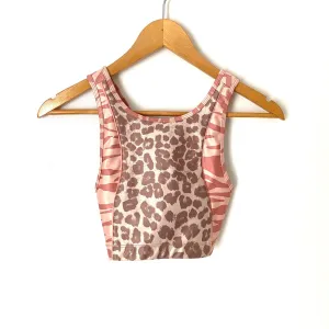 Good American Mixed Animal Print Sports Bra- Size 1 (we have matching leggings)