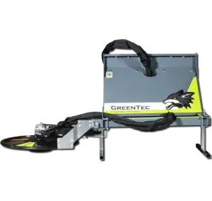 GreenTec Weed Eater Mower Loader Mount | Model Fox 40 Carrier Frame With Fox 40 Tool | Cutting Width 31.5" Inches | For Tractors