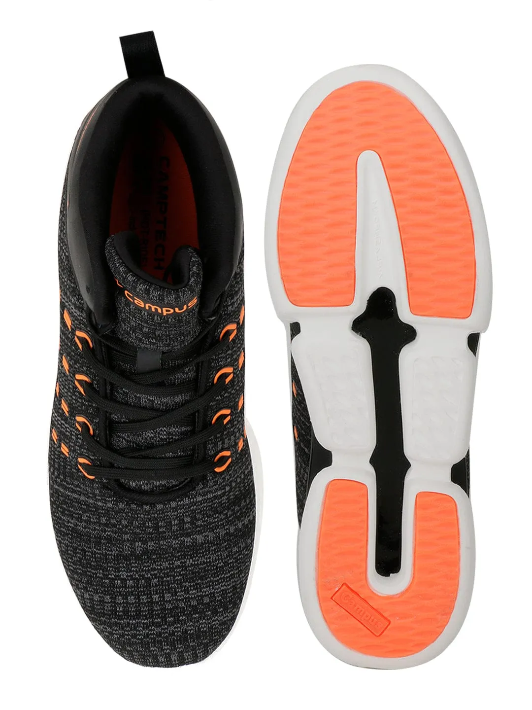 HOT-RIDE Black Men's Running Shoes