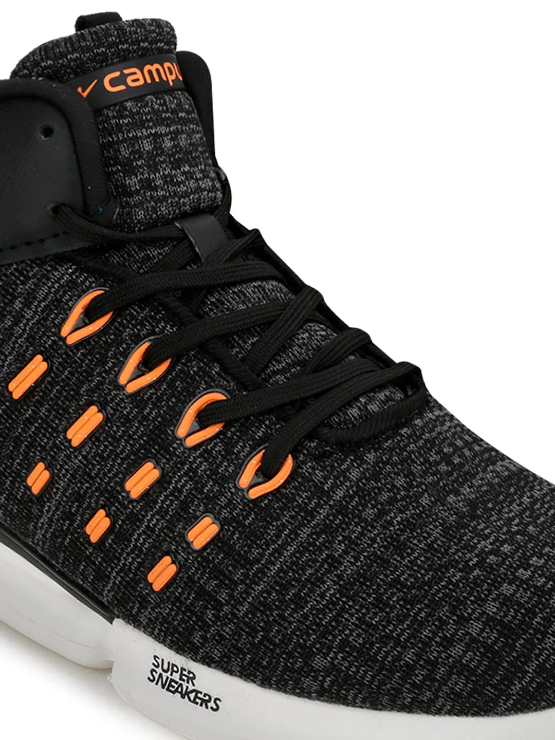 HOT-RIDE Black Men's Running Shoes
