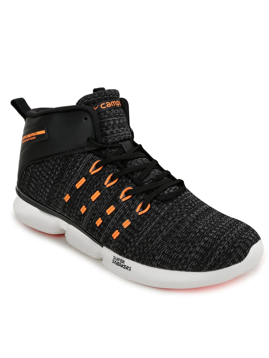 HOT-RIDE Black Men's Running Shoes