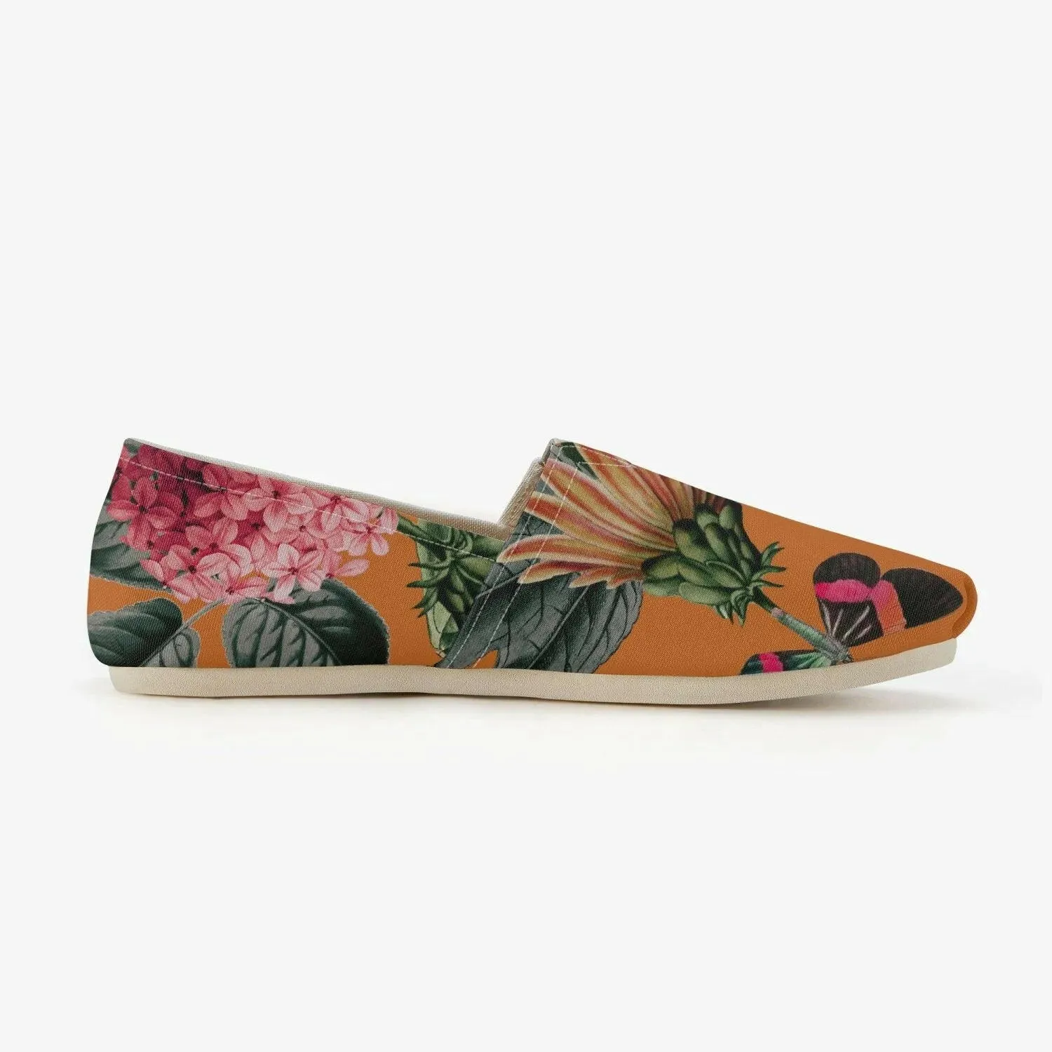 Jacki Easlick Orange Sunflower Espadrilles